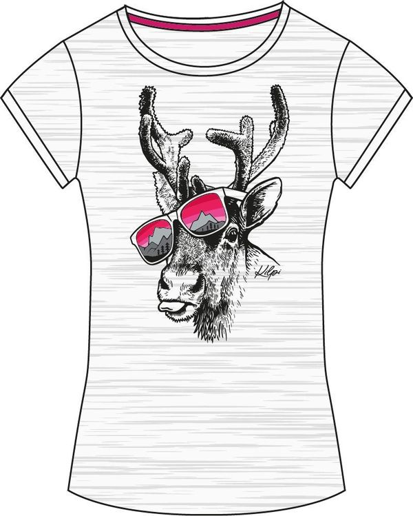 Kilpi Girls' cotton T-shirt Kilpi MALGA-JG White