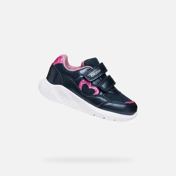 GEOX Girls First Steps Geox Sprintye Dark Blue - Girls