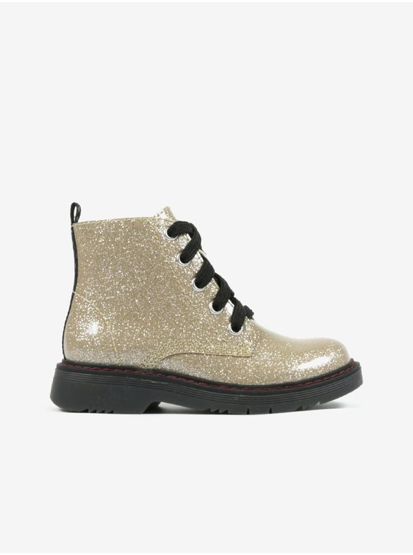 Richter Girls' glittering ankle boots in gold color Richter - Girls