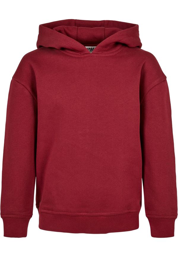 Urban Classics Kids Girls' Organic Hoodie Burgundy