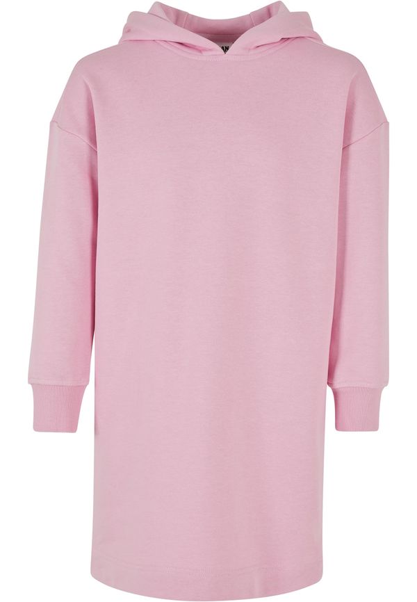 Urban Classics Kids Girls' Oversized Terry Hoody Dress Girls' Pink