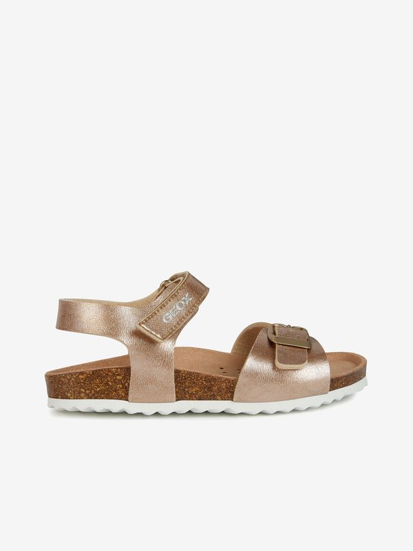 GEOX Girl's sandals in golden pink Geox Adriel