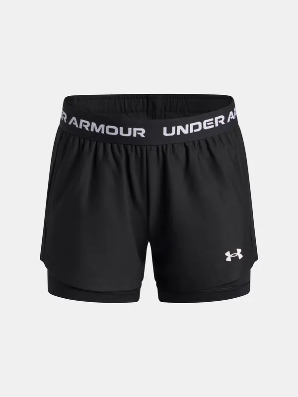 Under Armour Girls' shorts Under Armour UA Tech Play Up 2n1 Short-BLK - Girls