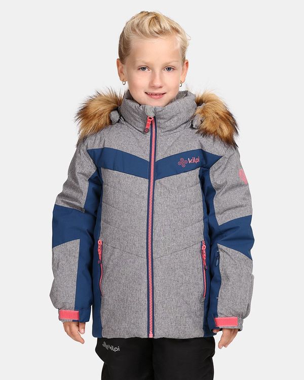 Kilpi Girls' ski jacket Kilpi ALISIA-JG Light grey