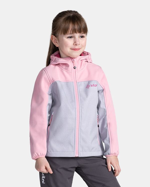 Kilpi Girls' softshell jacket KILPI RAVIA-J Light pink