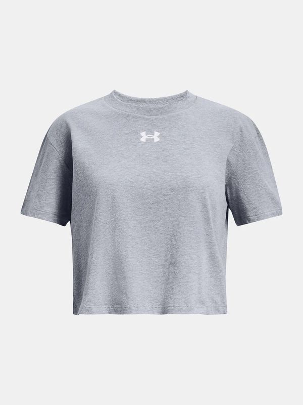 Under Armour Girls' T-shirt Under Armour CROP SPORTSTYLE LOGO SS