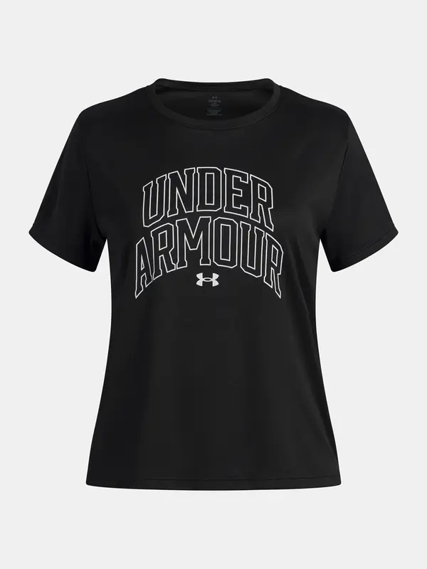 Under Armour Girls' T-shirt Under Armour Tech Varsity Graphic SS-BLK - Girls