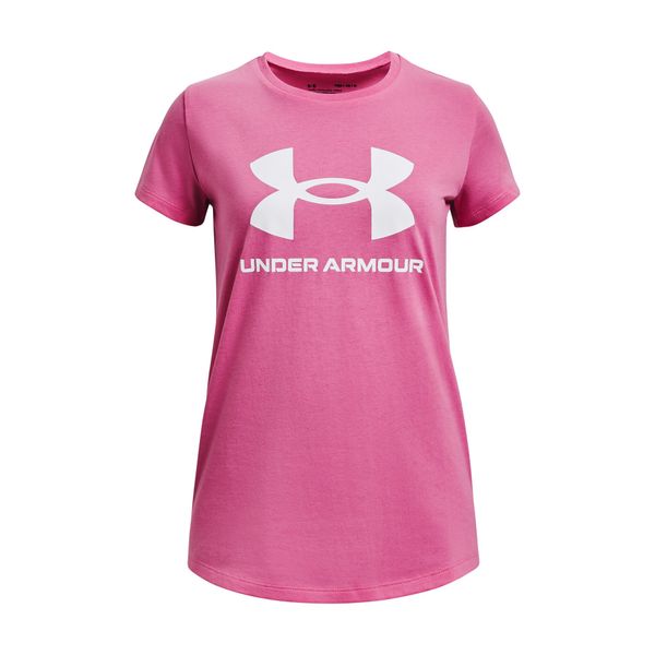 Under Armour Girls' T-shirt Under Armour UA G SPORTSTYLE LOGO SS