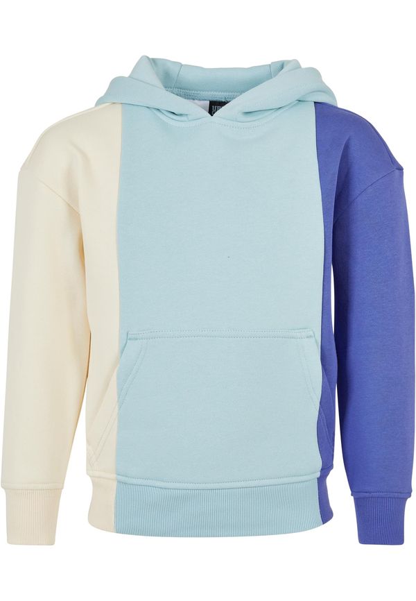 Urban Classics Kids Girls' Tripple Hoody whitesand/oceanblue/purpleday