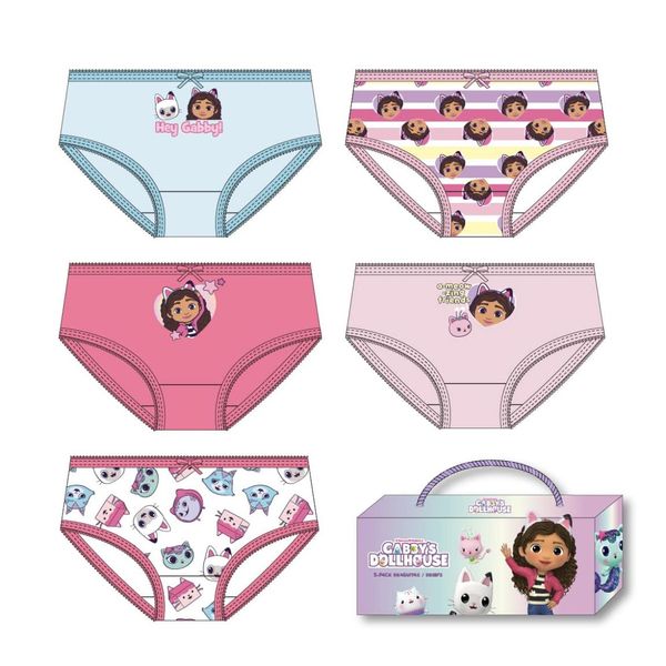 GABBY´S DOLLHOUSE GIRLS' UNDERWEAR SET SINGLE JERSEY 5 PIECES GABBY´S DOLLHOUSE