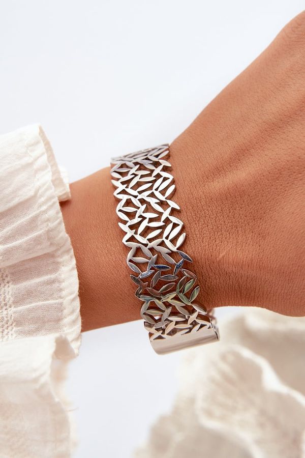 Glam Chic Glam Chic Women's Stainless Steel Bracelet Silver