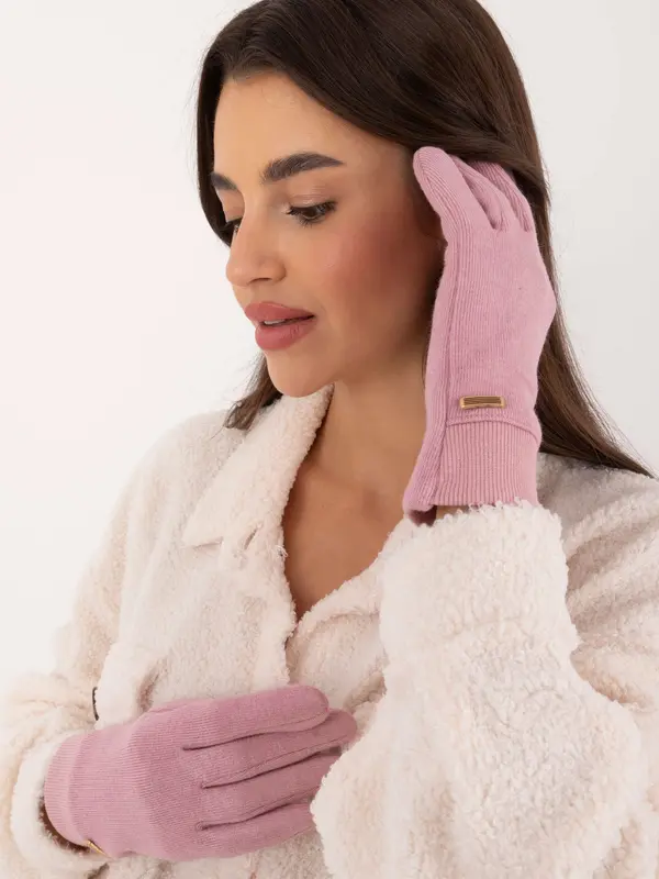 Wool Fashion Italia Gloves-AT-RK-23905.03X-light pink