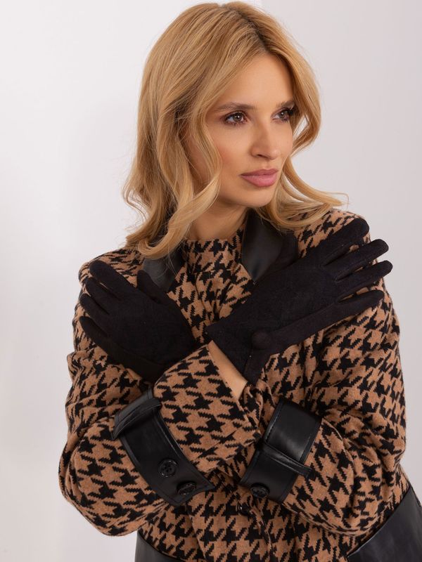 Wool Fashion Italia Gloves-AT-RK-239501.10-black