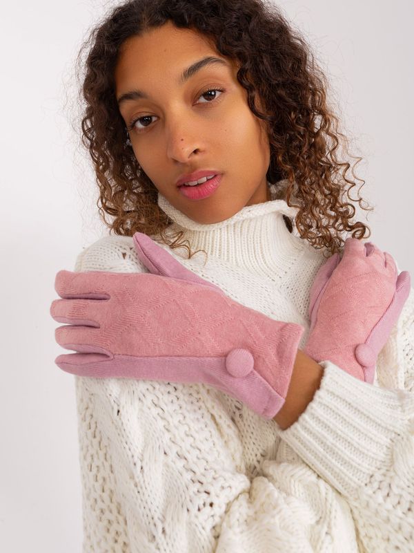 Wool Fashion Italia Gloves-AT-RK-239501.10-light pink
