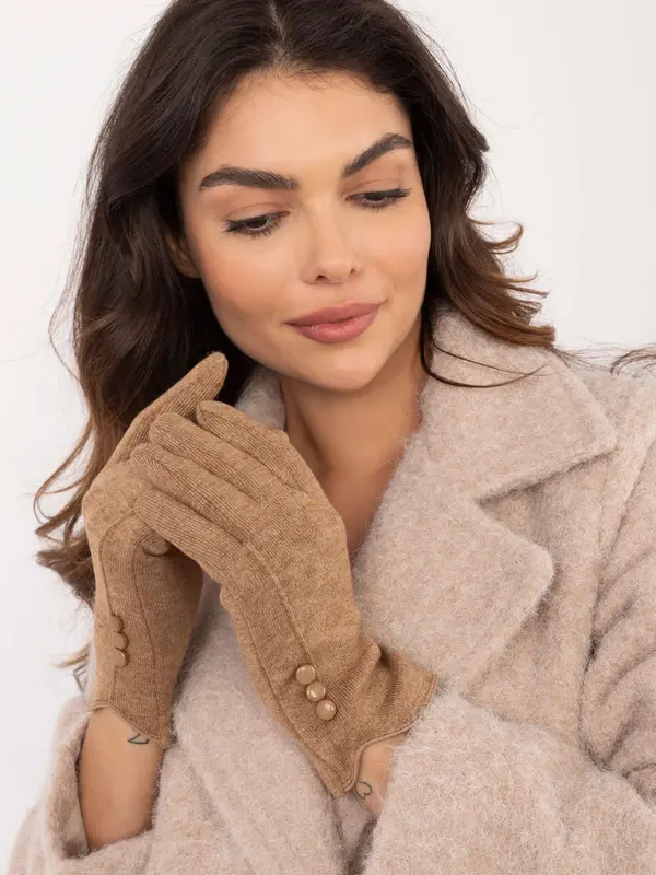 Wool Fashion Italia Gloves-AT-RK-239503.31-camel