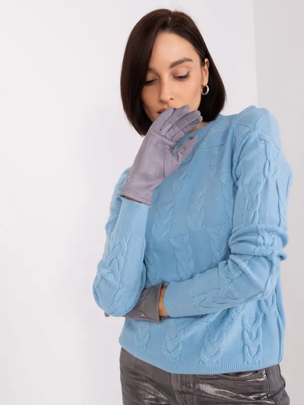 Wool Fashion Italia Gloves-AT-RK-239507.61P-grey