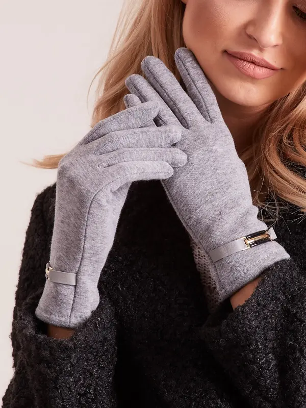 Wool Fashion Italia Gloves-AT-RK-6202.09-gray
