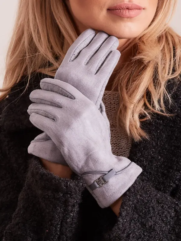 Wool Fashion Italia Gloves-AT-RK-902.08-gray