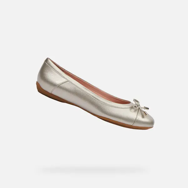GEOX Gold women's ballet flats Geox Charlene - Women's