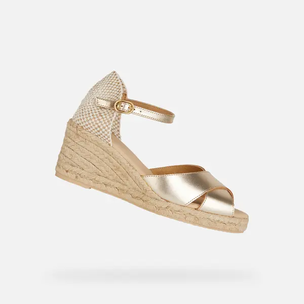 GEOX Gold women's sandals Geox Gelsa Low - Women's