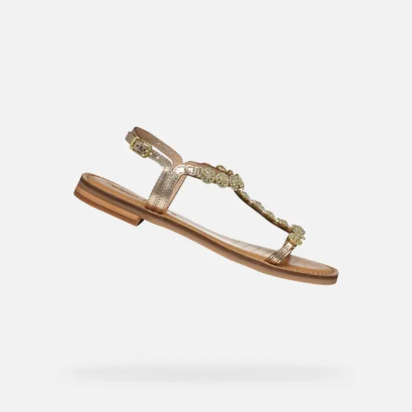 GEOX Gold women's sandals Geox Maddalusiac - Women's