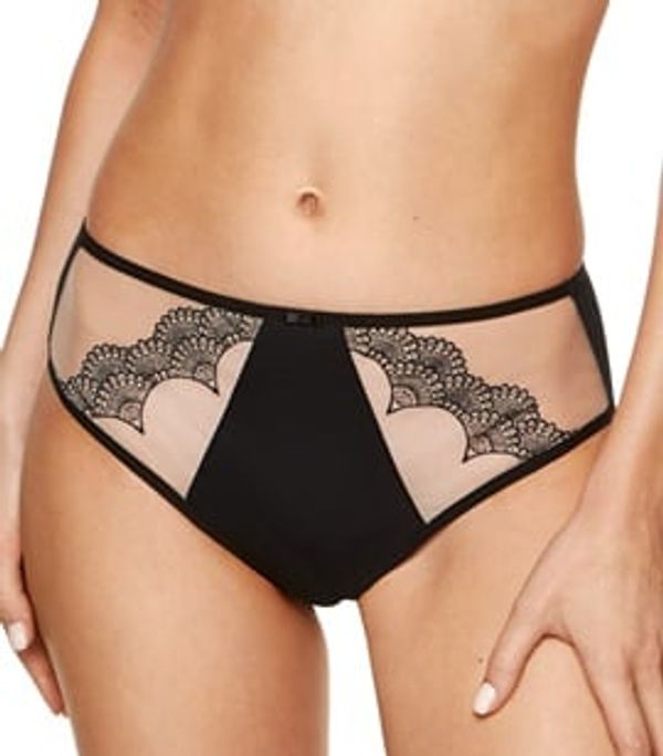 Gorteks Gorteks Heidi embroidered panty black