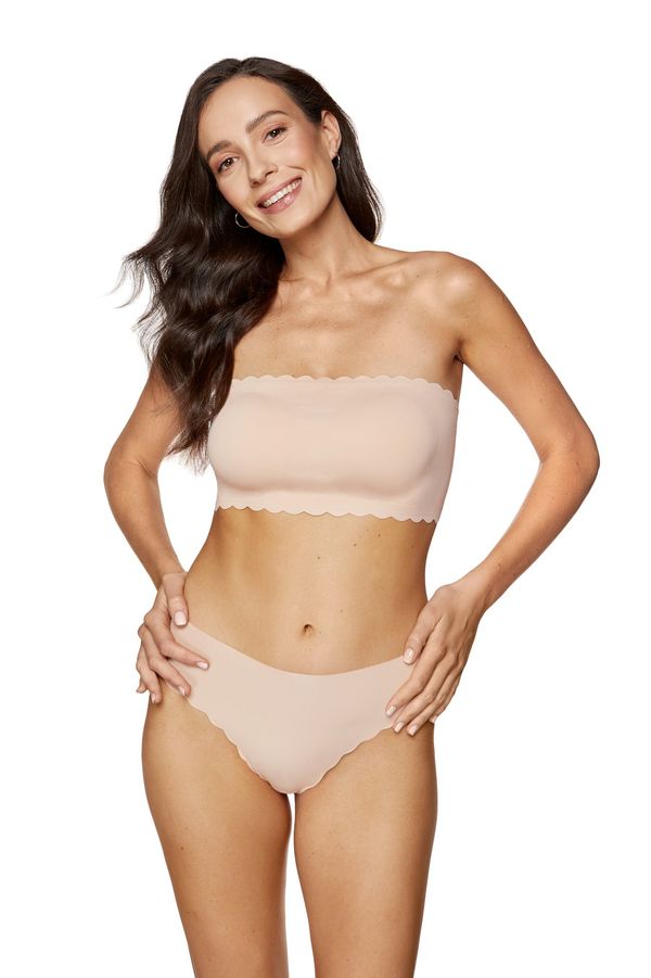 Gorteks Gorteks Lucky strapless bandeau top with removable pads