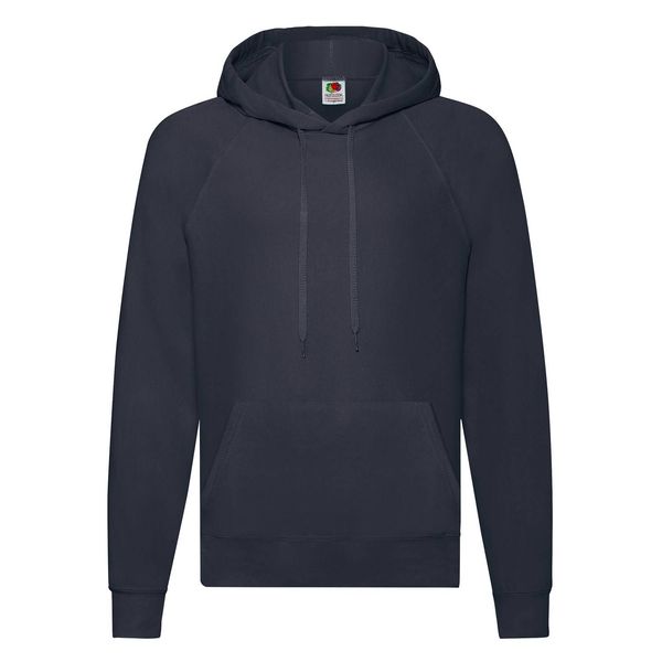 Fruit of the Loom Granatowa bluza męska z kapturem Lightweight Hooded Sweat Fruit of the Loom