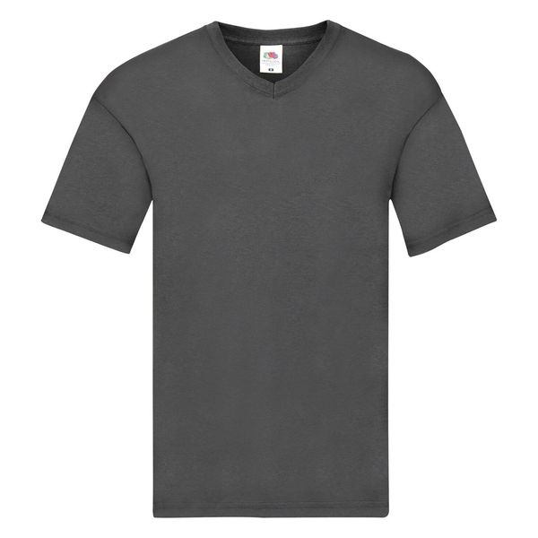 Fruit of the Loom Graphite T-shirt Original V-neck Fruit of the Loom