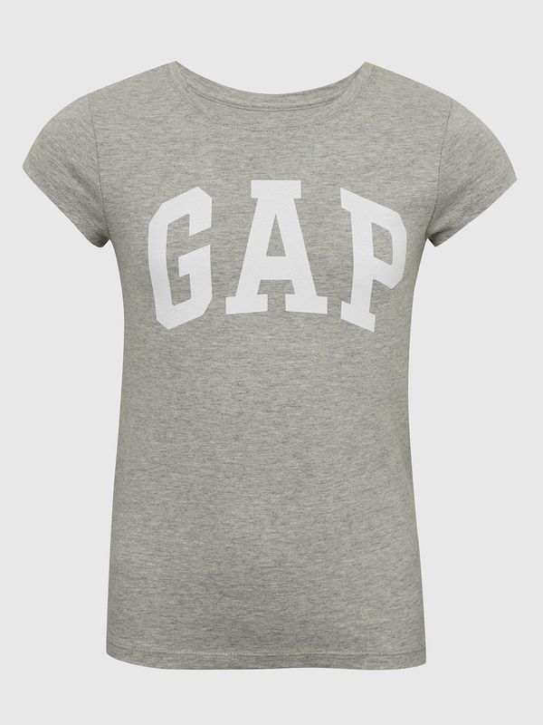 GAP Gray girly T-shirt with GAP logo
