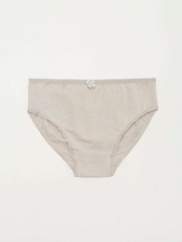 Fashionhunters Gray panties for a girl with print