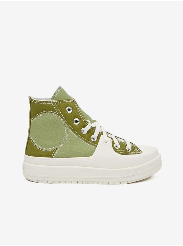 Converse Green Ankle Sneakers Converse Chuck Taylor All Star Construct - Women