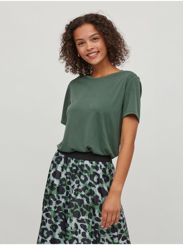 Vila Green basic T-shirt VILA Modala - Women