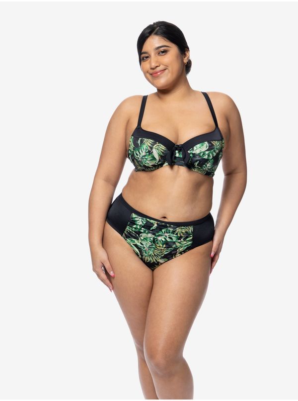 Dorina Green-black womens patterned bottom swimwear DORINA Kano - Women