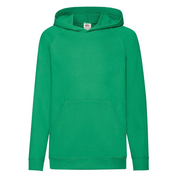 Fruit of the Loom Green Children's Hoodie Fruit of the Loom