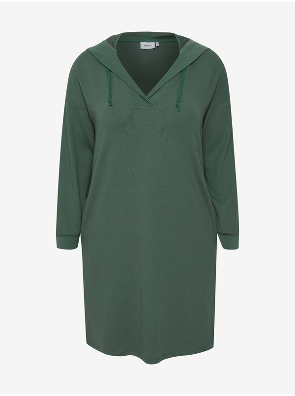 Fransa Green hoodie dress Fransa - Women