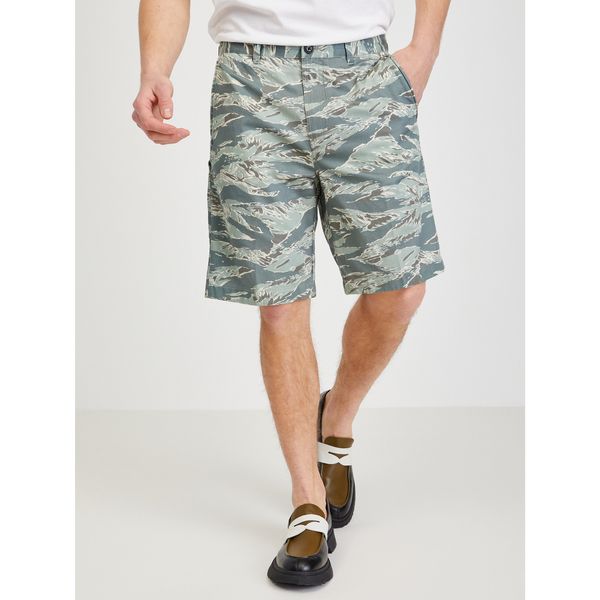 Diesel Green Men's Patterned Chino Shorts Diesel - Men