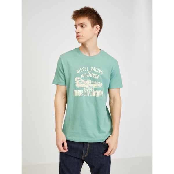 Diesel Green Men's T-Shirt Diesel - Men