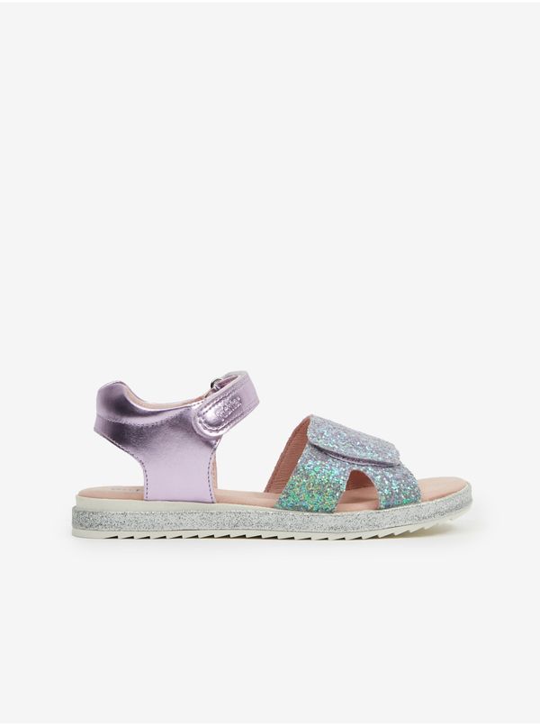 Richter Green-purple girls' metallic sandals Richter - Girls