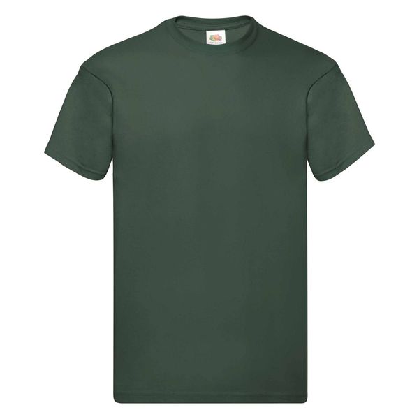 Fruit of the Loom Green T-shirt for men Original Fruit of the Loom