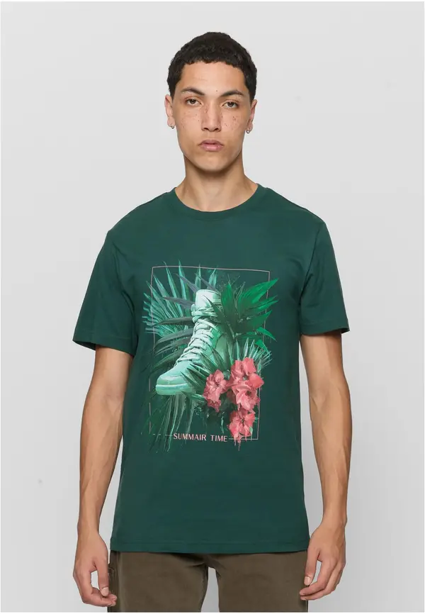 Mister Tee Green T-shirt Summer Time Tee