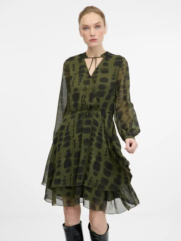 Orsay Green Women's Knee-Length Dress ORSAY - Women's