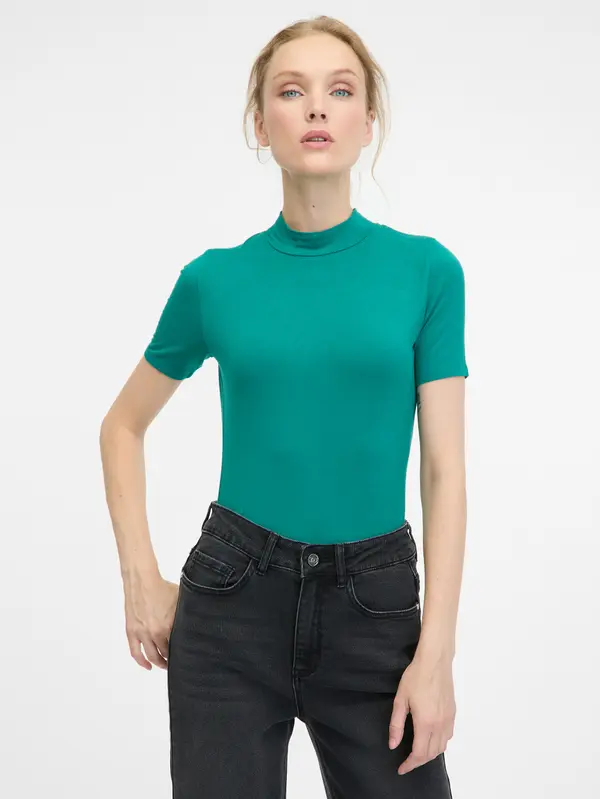 Orsay Green Women's Short Sleeve T-Shirt ORSAY - Women's