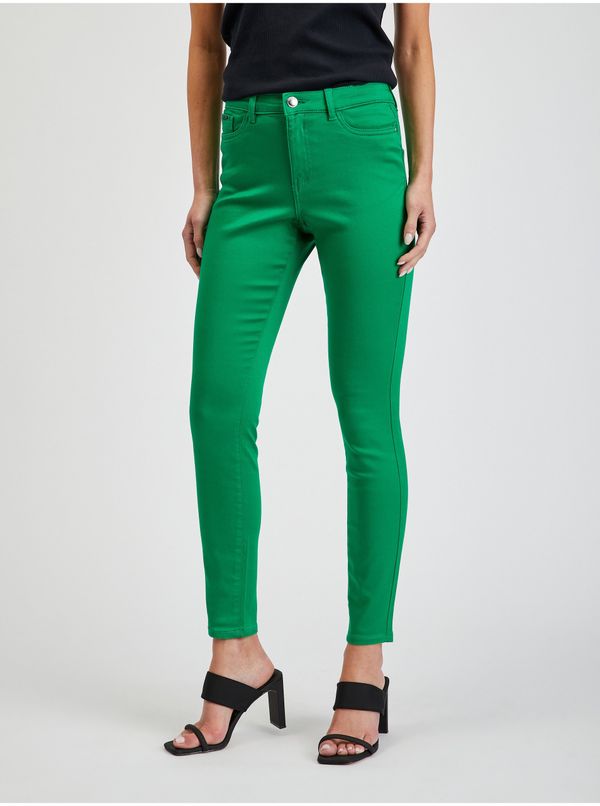 Orsay Green women's skinny fit pants ORSAY Paulina