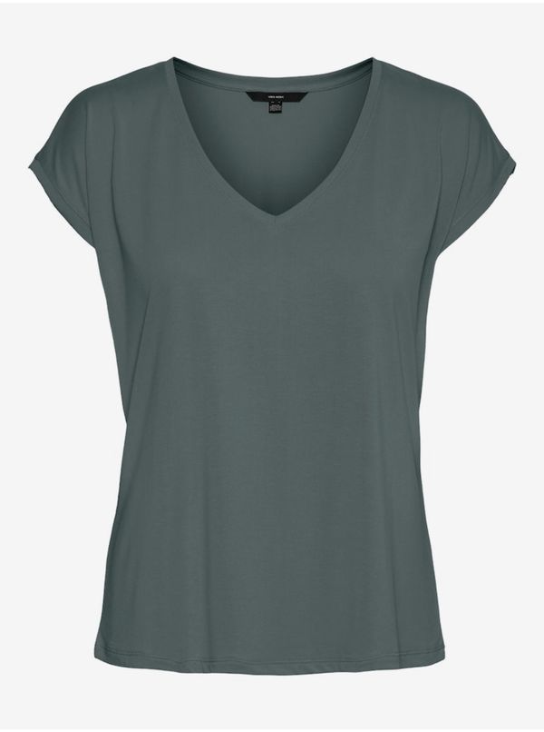 Vero Moda Green women's T-shirt Vero Moda Filli - Women's