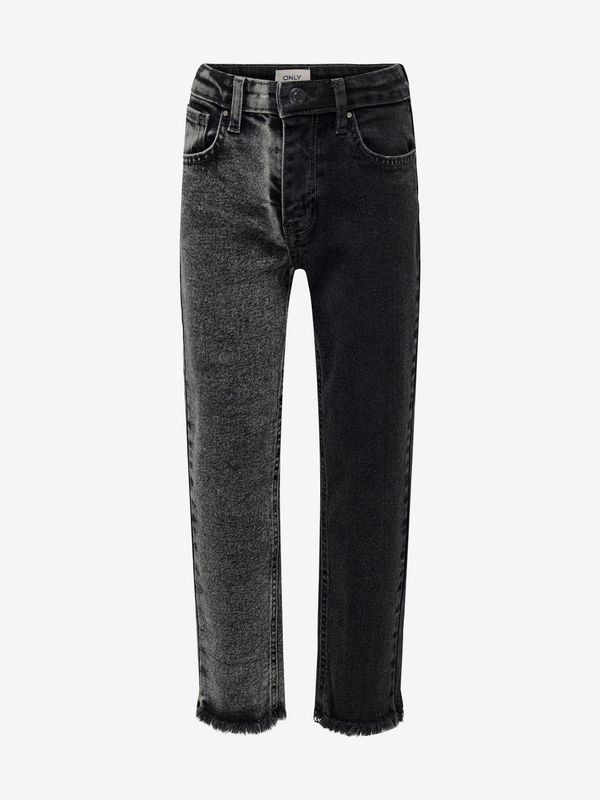 Only Grey-black girls' straight fit jeans ONLY Calla
