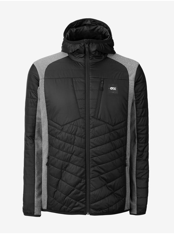 Picture Grey-Black Men's Hooded Jacket Picture - Men