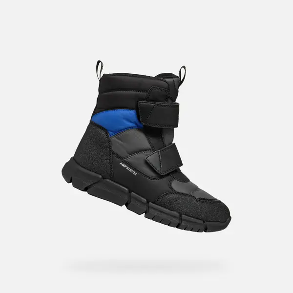 GEOX Grey boys' ankle boots Geox Flexyper B Abx - Boys