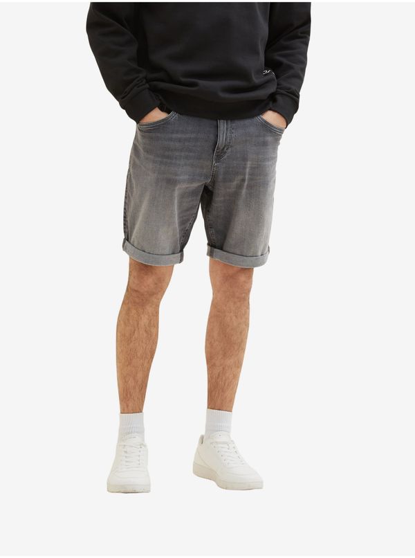 Tom Tailor Grey men's denim shorts Tom Tailor - Men's
