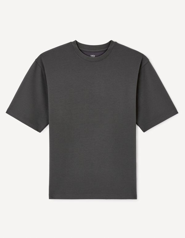 Celio Grey men's oversize T-shirt Celio Gehem